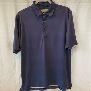 🌸 Donald Ross Navy and White Golf Polo Size Medium